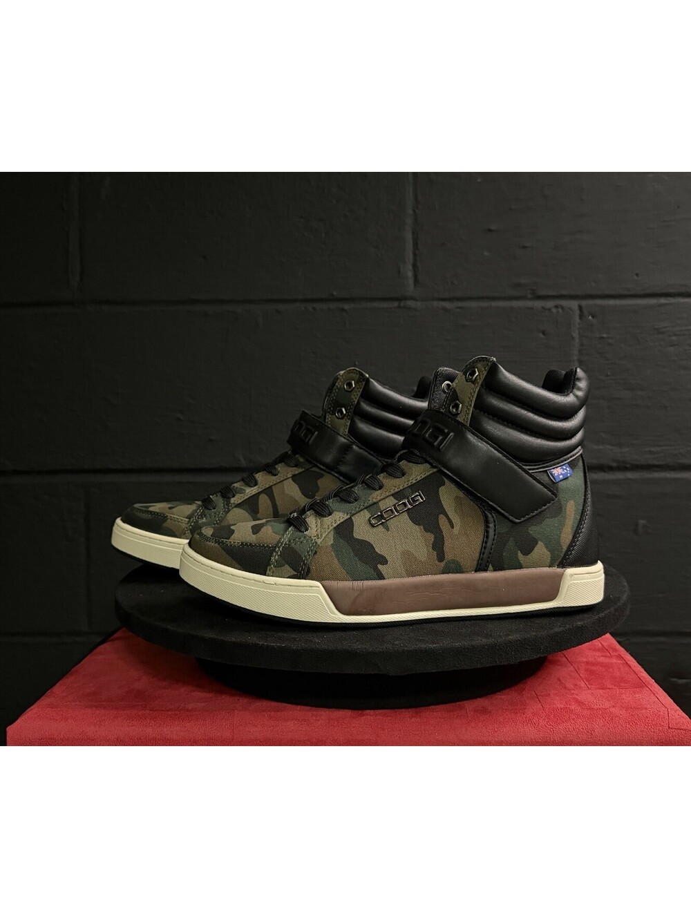 COOGI Camo High Top Sneakers Rare Collector Deadstock OG Y2K Archive Pair Rare